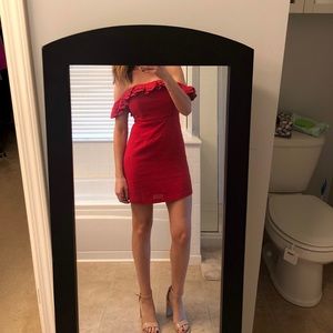 Flirty Red Vacation Dress